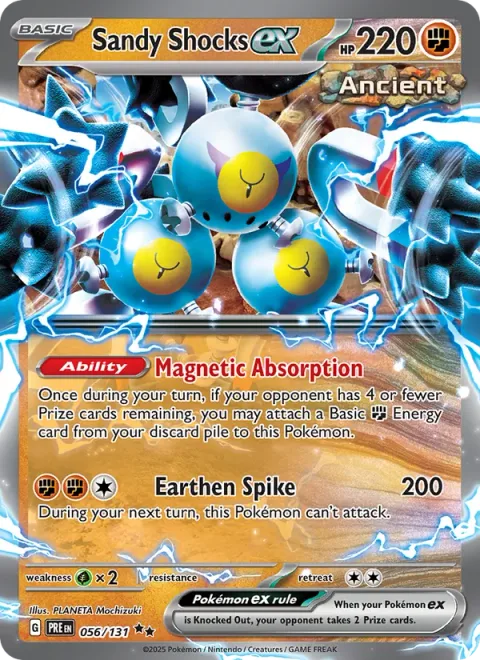 Sandy Shocks ex [Magnetic Absorption | Earthen Spike]