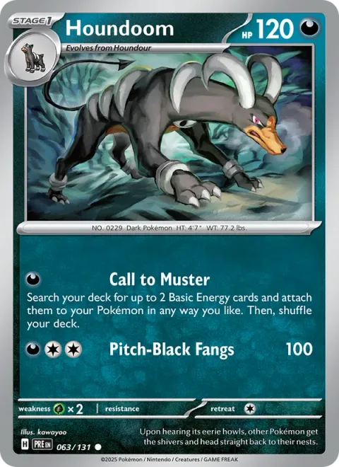 Houndoom [Call to Muster | Pitch-Black Fangs]