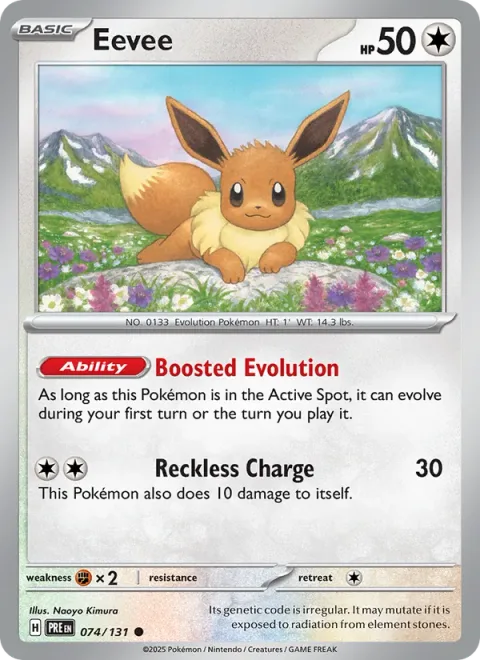 Eevee [Boosted Evolution | Reckless Charge]