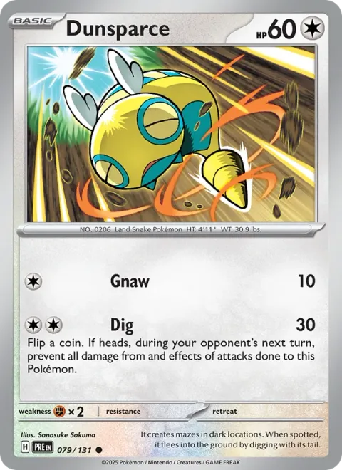 Dunsparce [Gnaw | Dig]