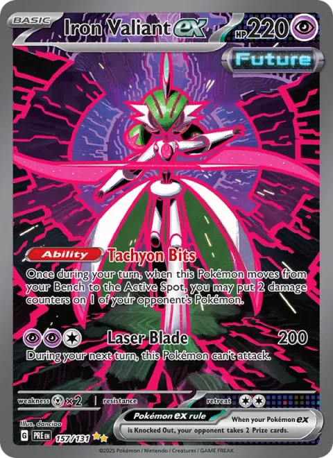 Iron Valiant ex [Tachyon Bits | Laser Blade]