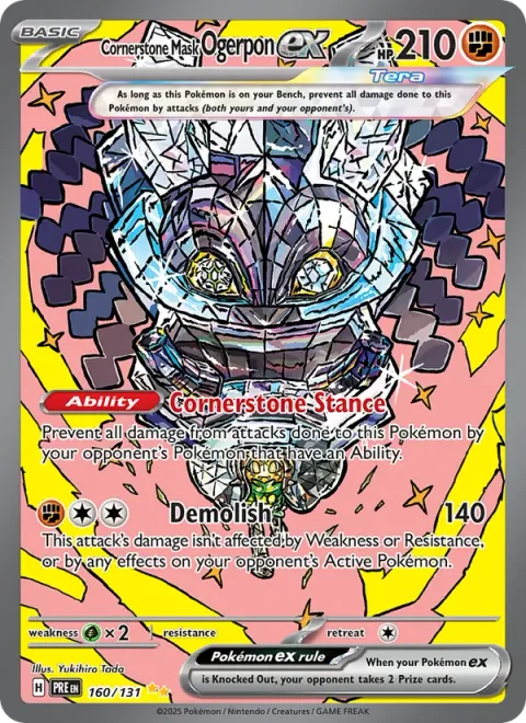 Cornerstone Mask Ogerpon ex [Cornerstone Stance | Demolish]