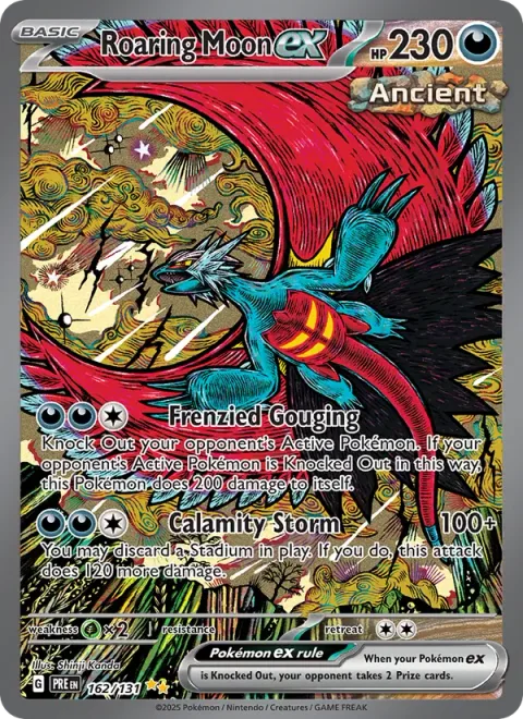 Roaring Moon ex [Frenzied Gouging | Calamity Storm]