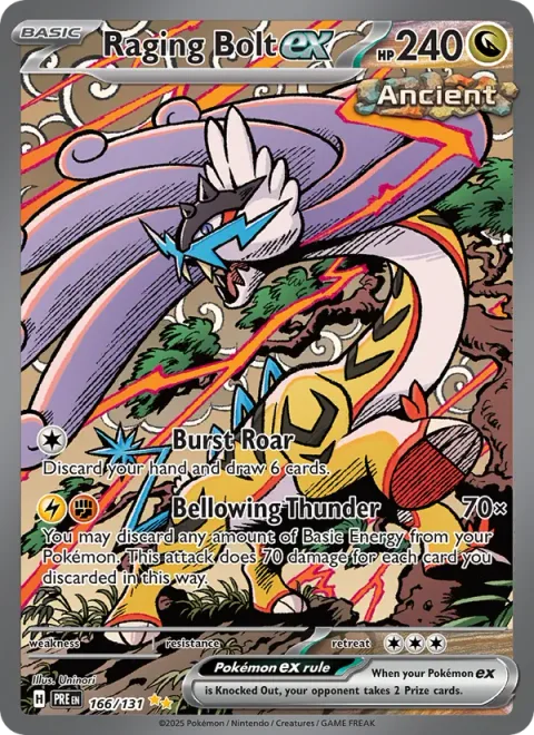 Raging Bolt ex [Burst Roar | Bellowing Thunder]
