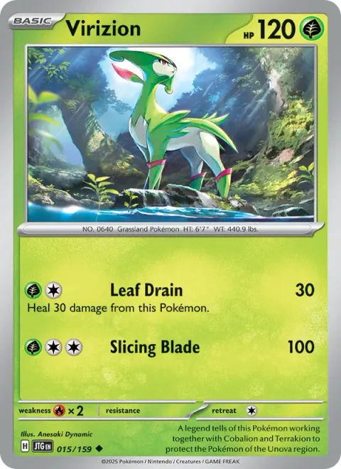 Virizion [Leaf Drain | Slicing Blade]