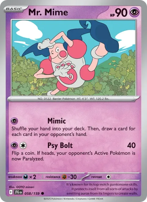 Mr. Mime [Mimic | Psy Bolt]