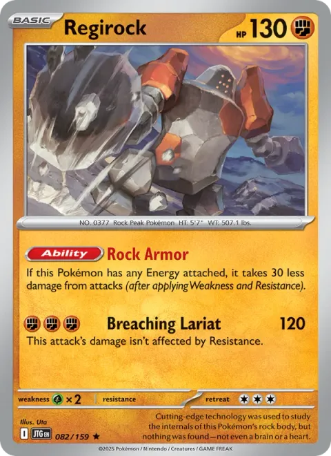 Regirock [Rock Armor | Breaching Lariat]