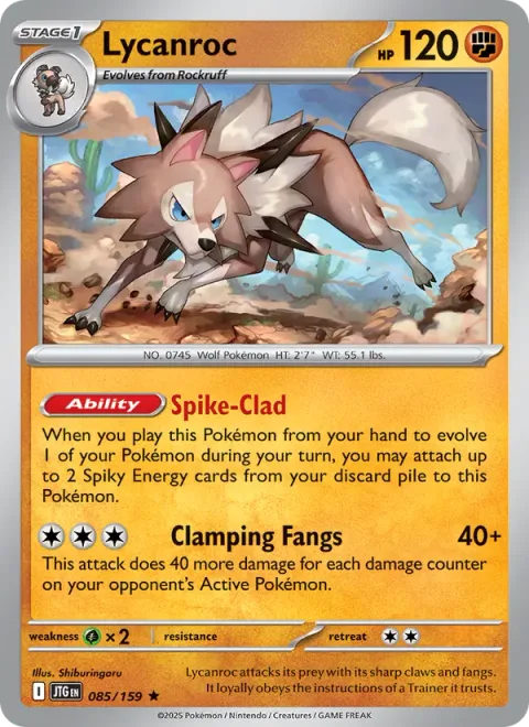 Lycanroc [Spike-Clad | Clamping Fangs]