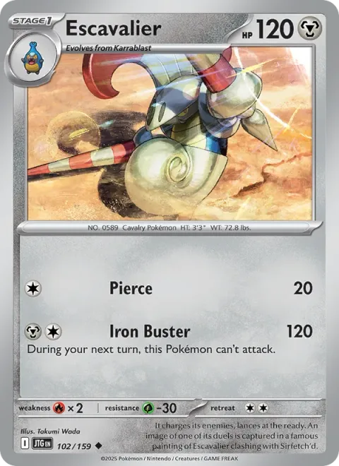 Escavalier [Pierce | Iron Buster]
