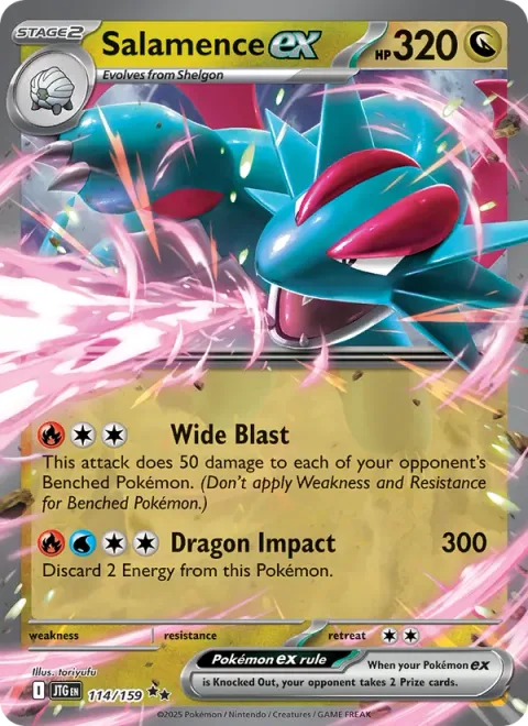 Salamence ex [Wide Blast | Dragon Impact]