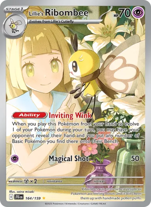 Lillie's Ribombee [Inviting Wink | Magical Shot]