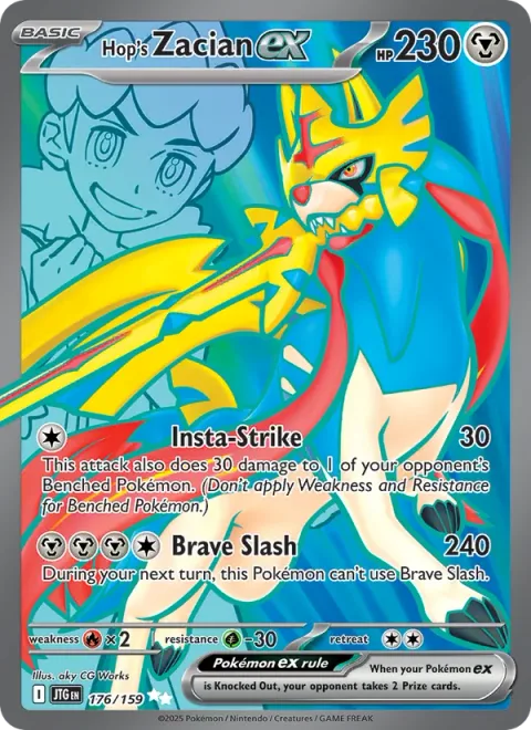 Hop's Zacian ex [Insta-Strike | Brave Slash]