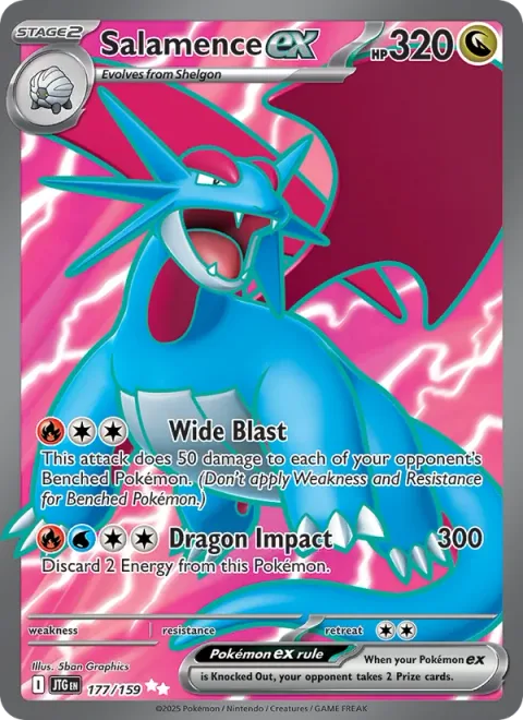 Salamence ex [Wide Blast | Dragon Impact]