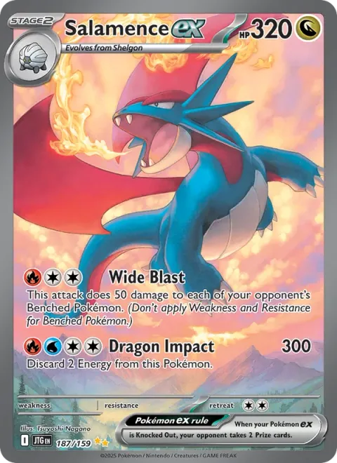 Salamence ex [Wide Blast | Dragon Impact]