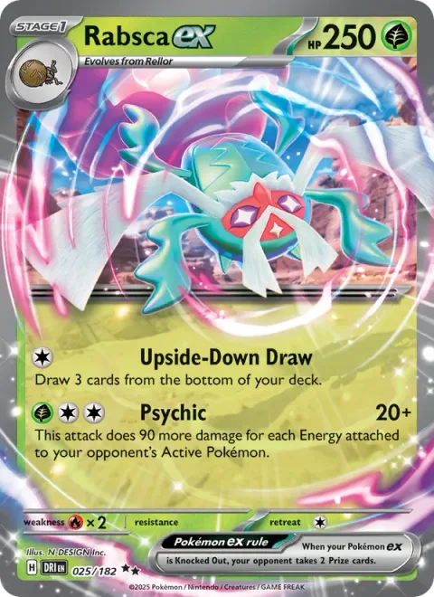 Rabsca ex [Upside Down Draw | Psychic]