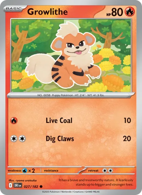 Growlithe [Live Coal | Dig Claws]