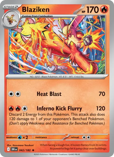 Blaziken [Heat Blast | Inferno Kick Flurry]