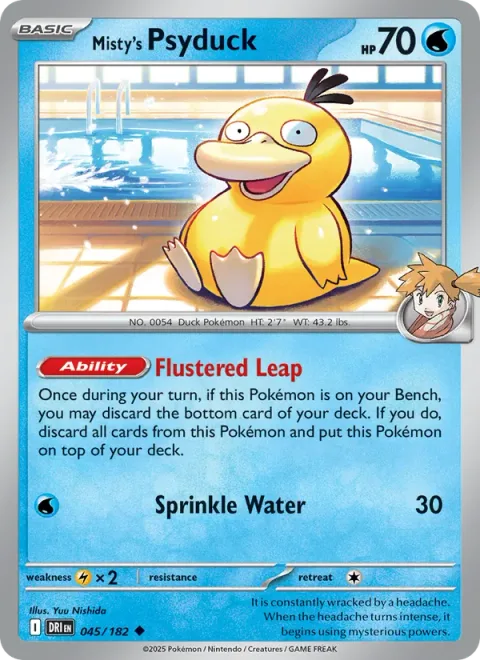 Misty's Psyduck [Flustered Leap | Sprinkle Water]