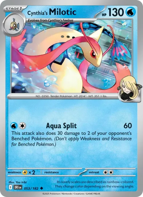 Cynthia's Milotic [Aqua Split]
