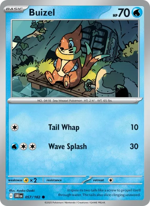 Buizel [Tail Whap | Wave Splash]