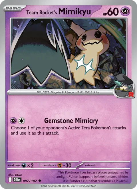 Team Rocket's Mimikyu [Gemstone Mimicry]