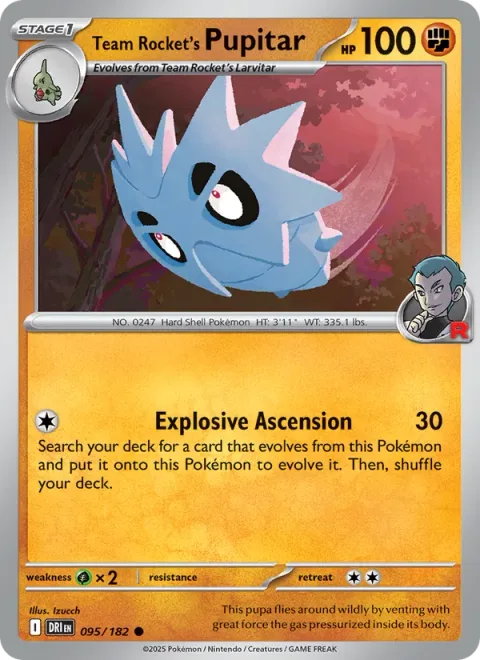Team Rocket's Pupitar [Explosive Ascension]