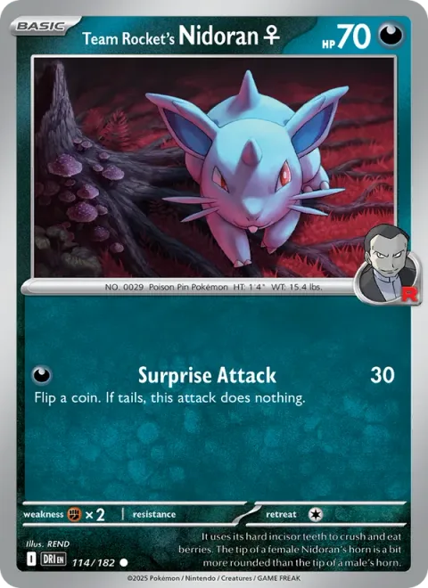 Team Rocket's Nidoran [F] [Surprise Attack]