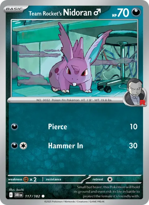Team Rocket's Nidoran [M] [Pierce | Hammer In]