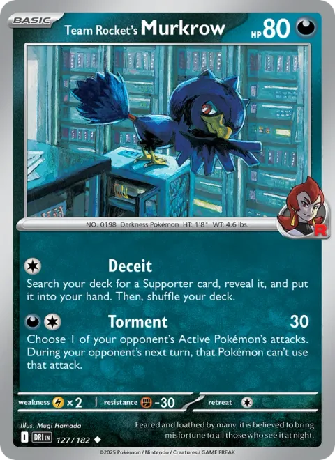 Team Rocket's Murkrow [Deceit | Torment]