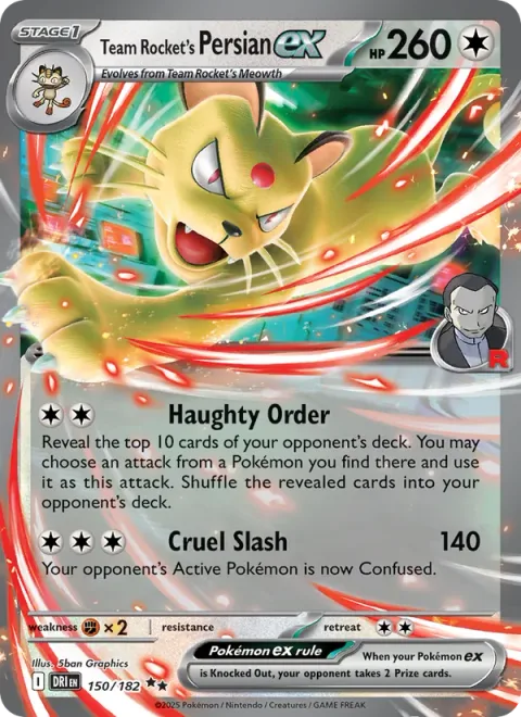 Team Rocket's Persian ex [Haughty Order | Cruel Slash]