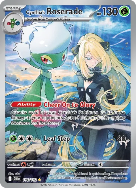 Cynthia's Roserade [Cheer On to Glory | Leaf Step]