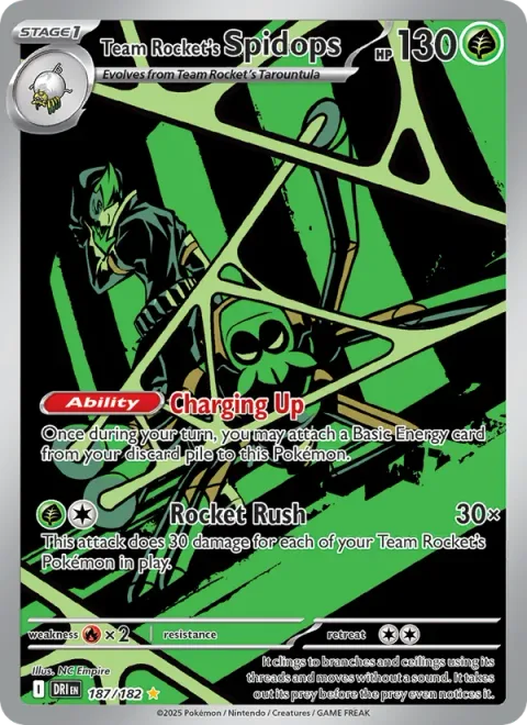 Team Rocket's Spidops [Charging Up | Rocket Rush]