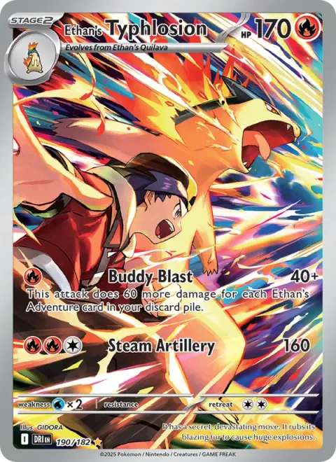 Ethan's Typhlosion [Buddy Blast | Steam Artillery]