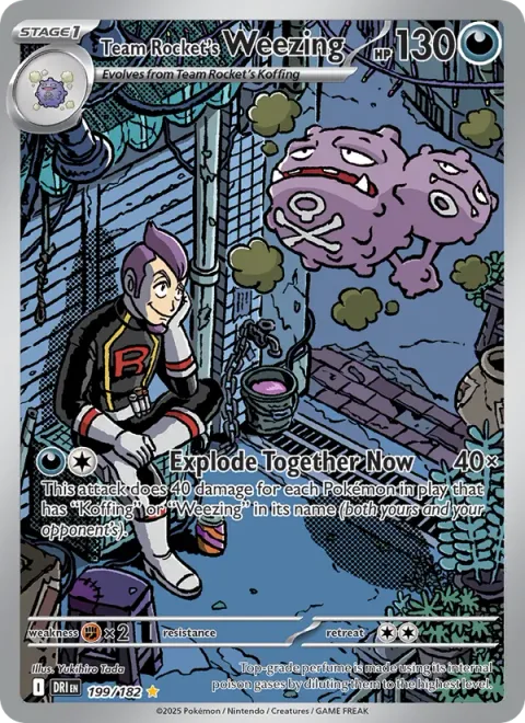 Team Rocket's Weezing [Explode Together Now]