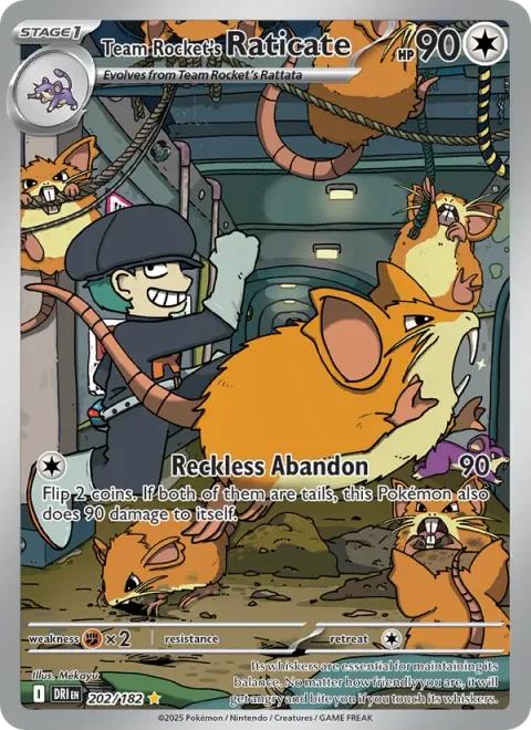 Team Rocket's Raticate [Reckless Abandon]