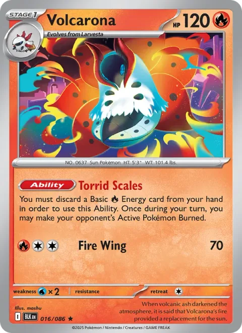 Volcarona [Torrid Scales | Fire Wing]