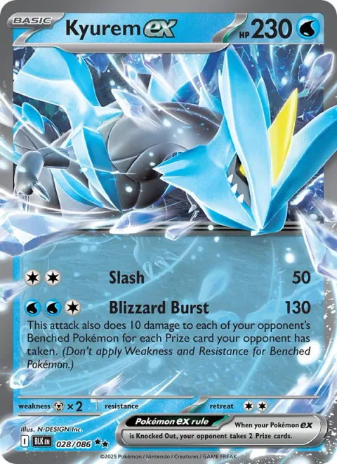 Kyurem ex [Slash | Blizzard Burst]