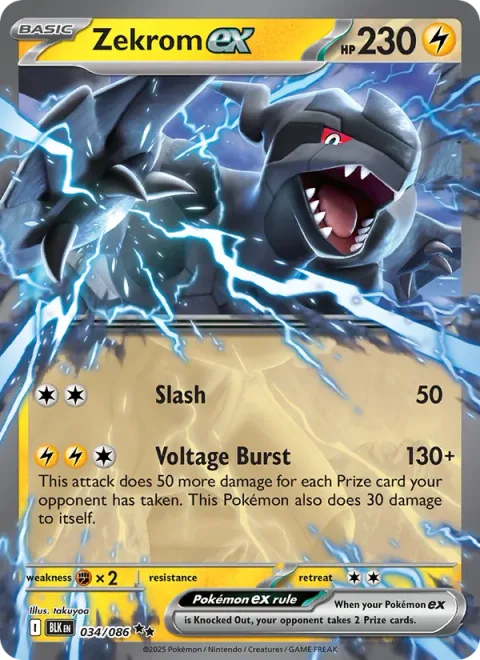Zekrom ex [Slash | Voltage Burst]