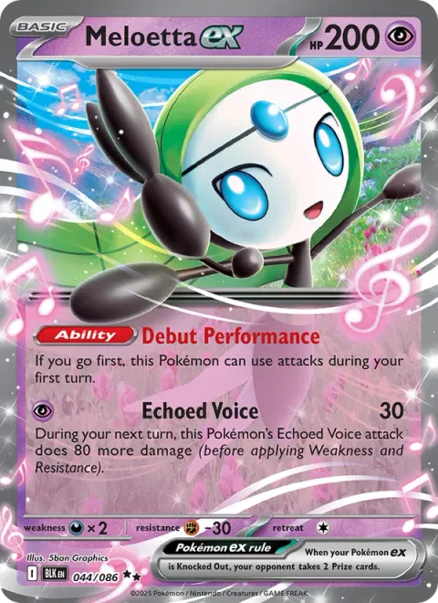 Meloetta ex [Debut Performance | Echoed Voice]