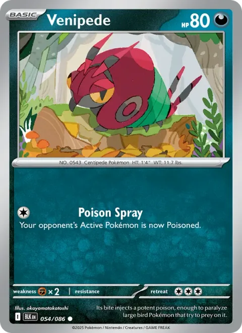 Venipede [Poison Spray]