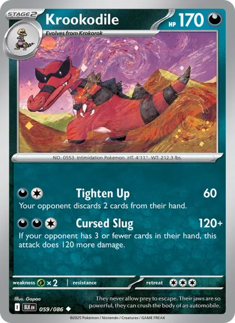 Krookodile [Tighten Up | Cursed Slug]