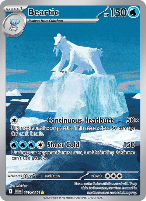 Beartic [Continuous Headbutt | Sheer Cold]