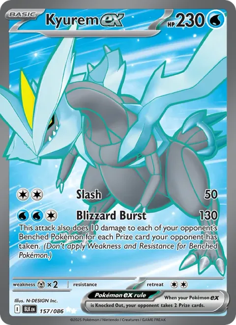 Kyurem ex [Slash | Blizzard Burst]