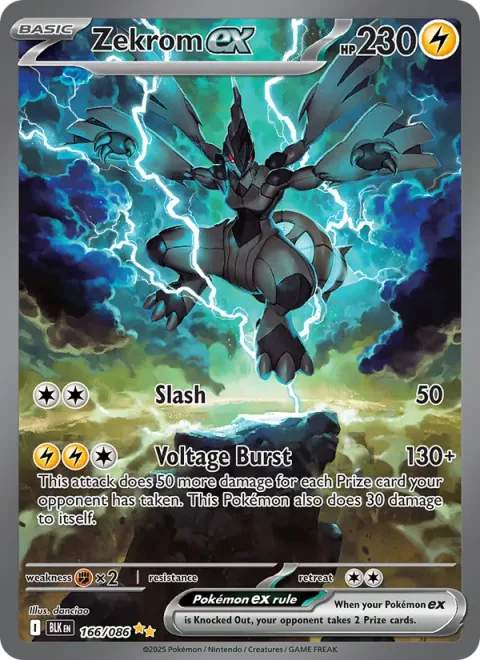 Zekrom ex [Slash | Voltage Burst]