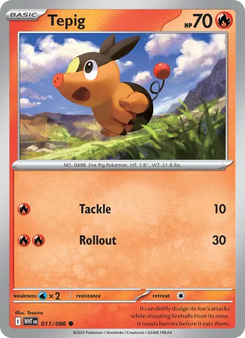 Tepig [Tackle | Rollout | SV]