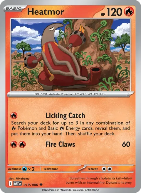 Heatmor [Licking Catch | Fire Claws]