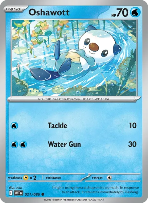 Oshawott [Tackle | Water Gun | SV]