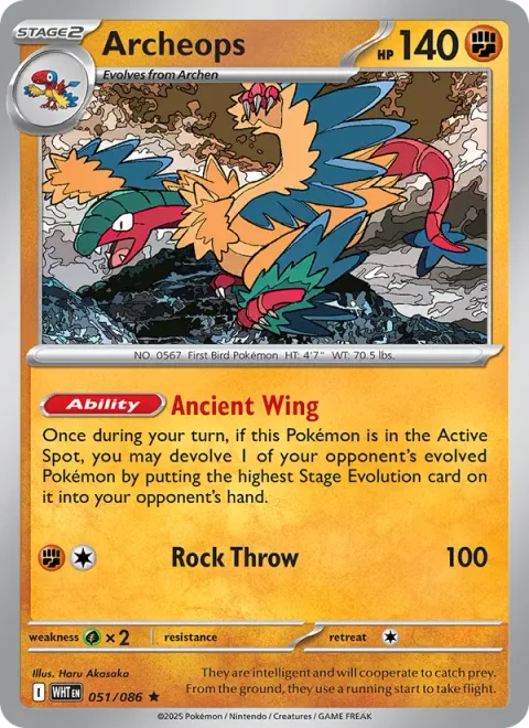Archeops [Ancient Wing | Rock Throw]