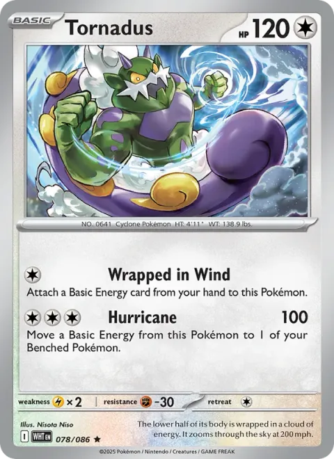 Tornadus [Wrapped in Wind | Hurricane]