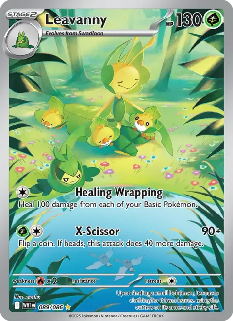 Leavanny [Healing Wrapping | X-Scissor]